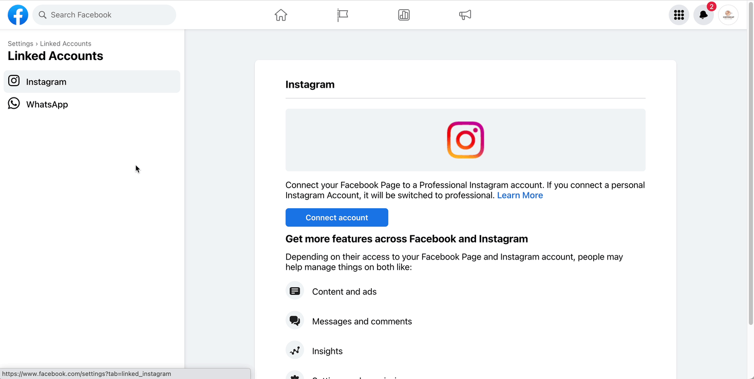 How to Connect Instagram to Facebook