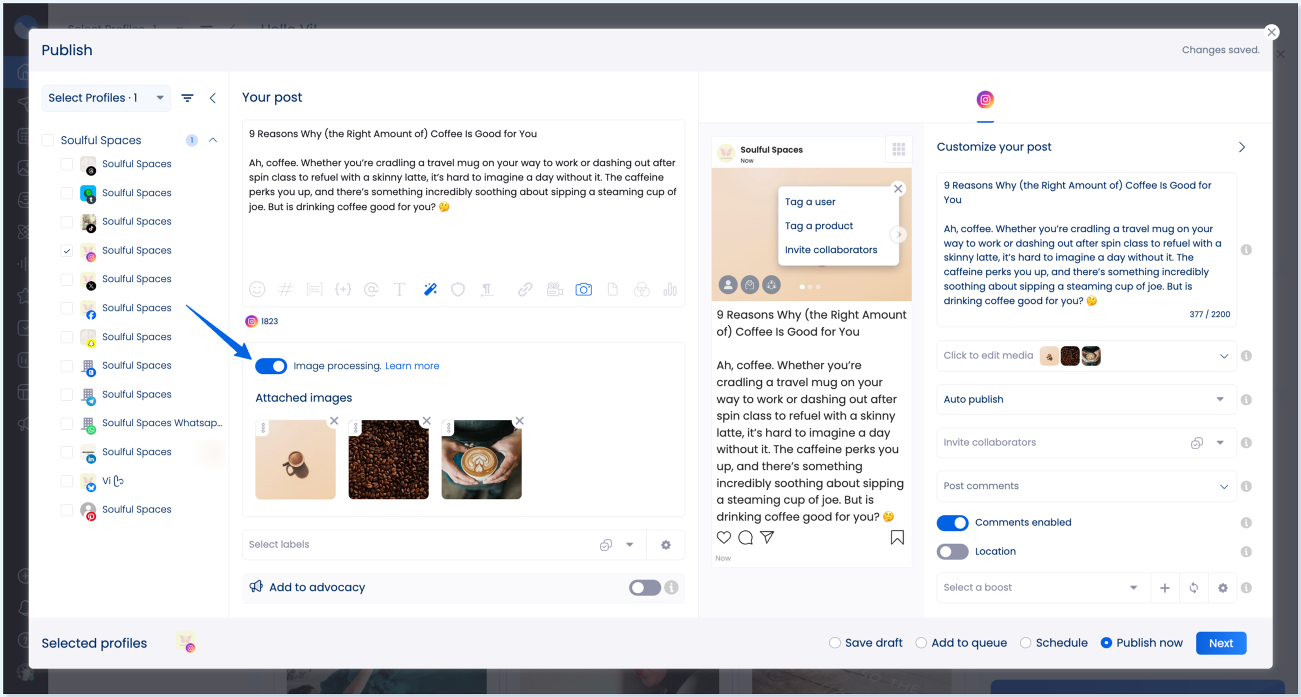 Image processing – Vista Social